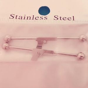 2 Stainless steel barbell